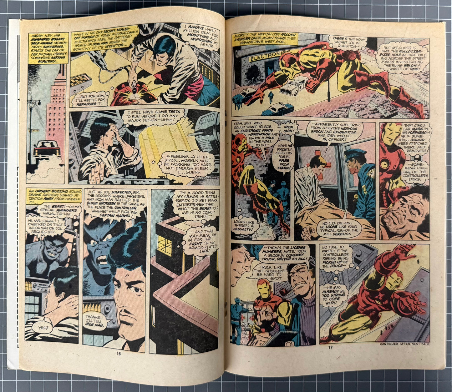 THE INVINCIBLE IRON MAN #90 [MARVEL COMICS] 1976 FN/VF