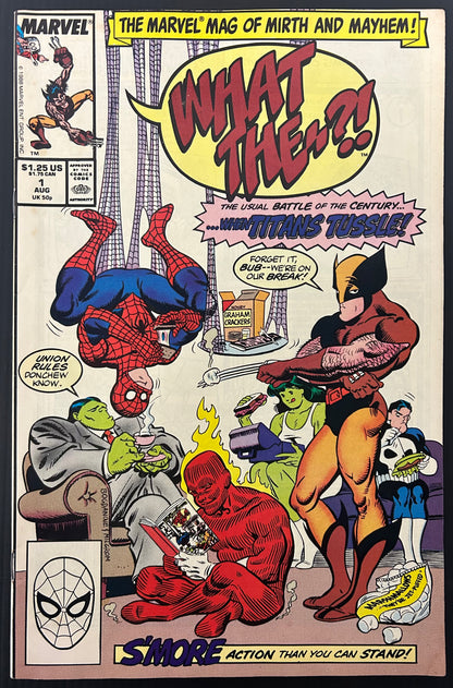 WHAT THE..? #1 [MARVEL COMICS] DIRECT 1988 VF