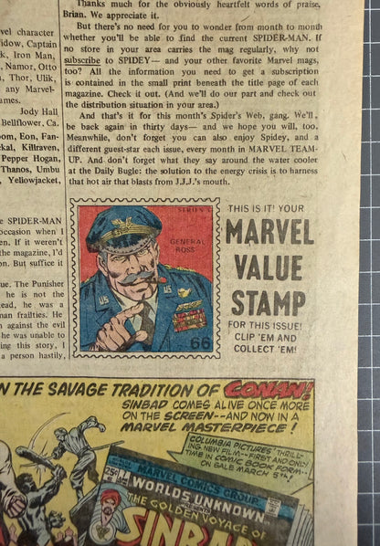 THE AMAZING SPIDER-MAN #133 [MARVEL COMICS] DIRECT 1974 GD-