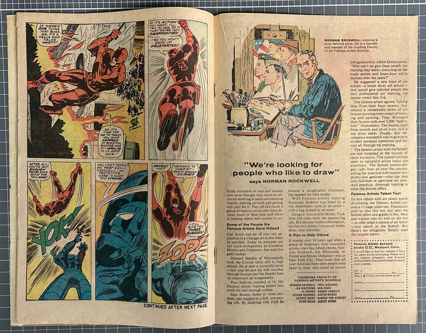 DAREDEVIL #26 [MARVEL COMICS] DIRECT 1967 VG-