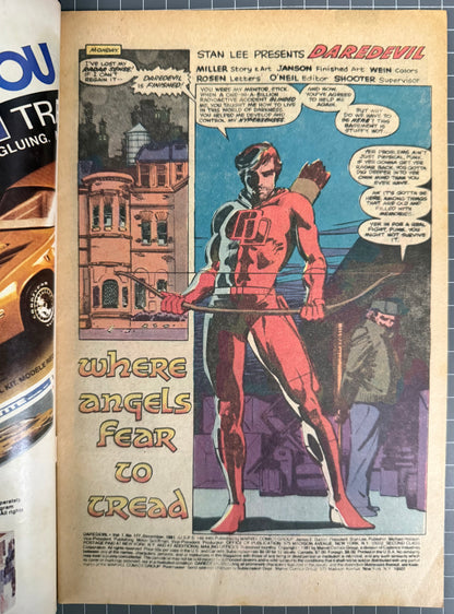 DAREDEVIL #177 [MARVEL COMICS] NEWSSTAND 1981 FN