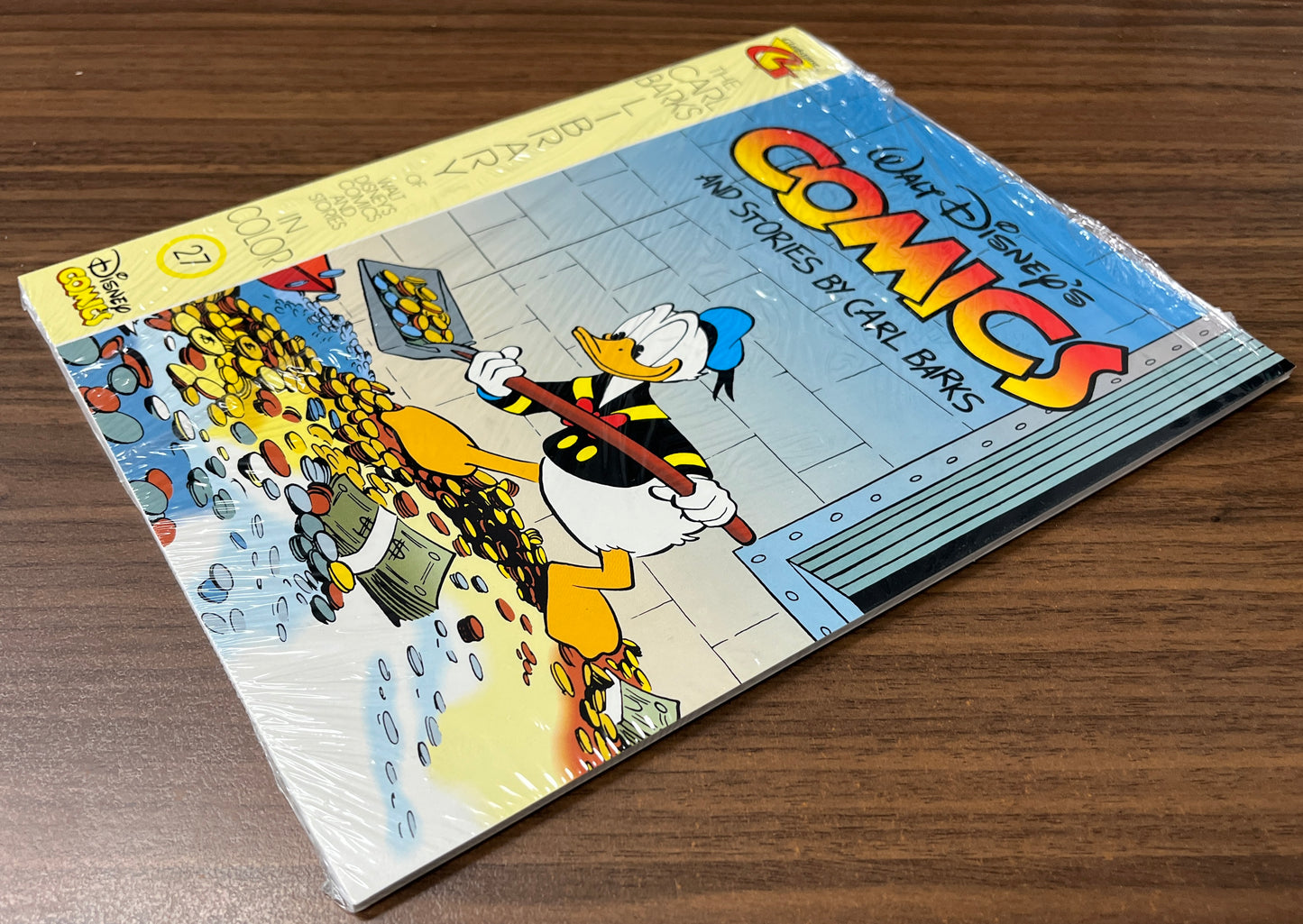 The Carl Barks Library of Walt Disney's Comics and Stories in Color #27 + Trading Card 1994 NEW
