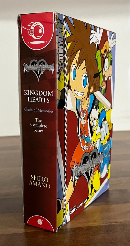 Kingdom Hearts: Chain of Memories Complete Series # 1, 2 + Slipcase Shiro Amano
