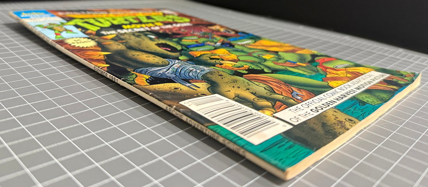 TEENAGE MUTANT NINJA TURTLES MOVIE II THE SECRET OF THE OOZE [ARCHIE] 1991 VG/FN