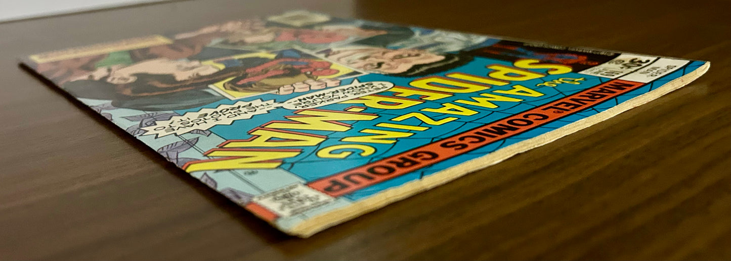 🔑 THE AMAZING SPIDER-MAN #169 [MARVEL COMICS] *FRANK MILLER LETTER* 1977