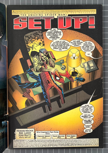 🔑 THE AMAZING SPIDER-MAN #20 [MARVEL COMICS] DIRECT 2000 VG