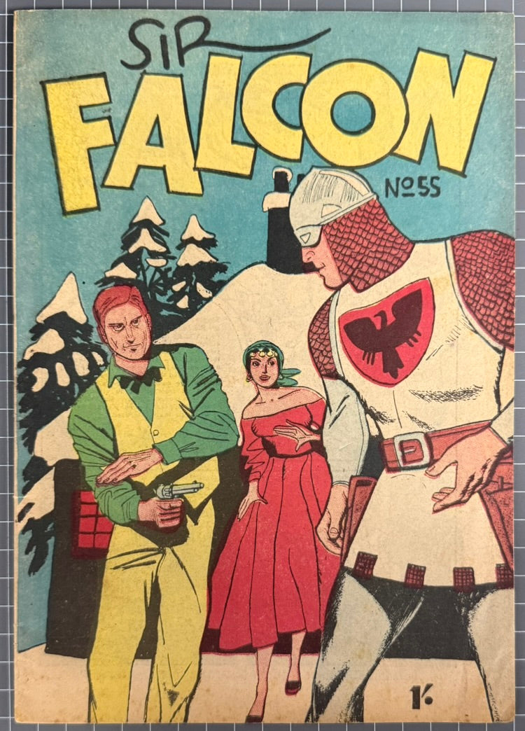 SIR FALCON #55 [TRICHO PUBLICATIONS] AUSTRALIAN PRE-DECIMAL COMIC 1963