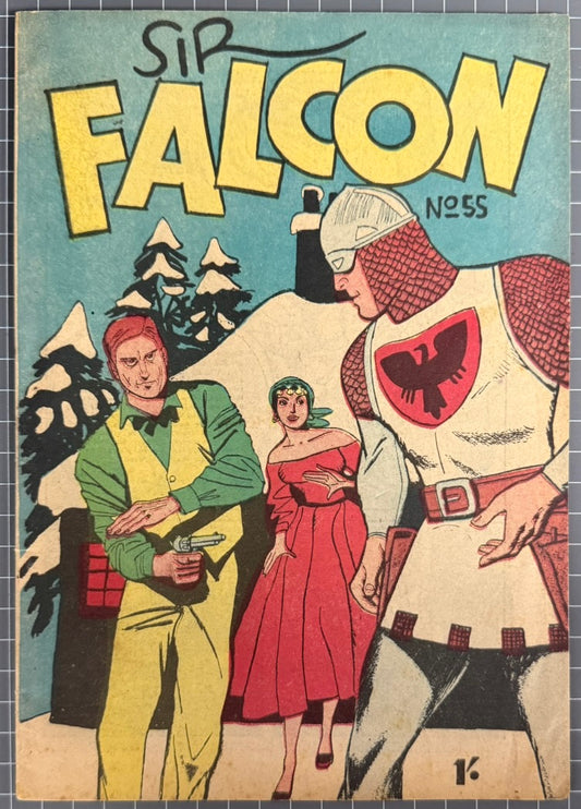 SIR FALCON #55 [TRICHO PUBLICATIONS] AUSTRALIAN PRE-DECIMAL COMIC 1963