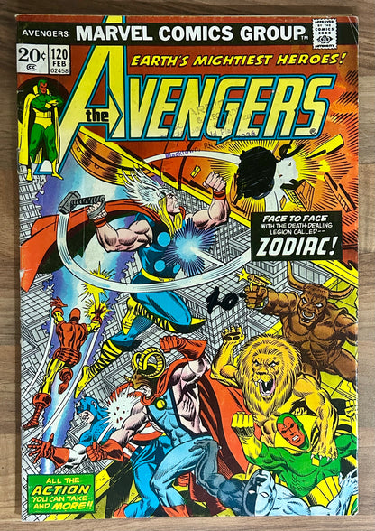 THE AVENGERS #120 [MARVEL COMICS] 1974 VG