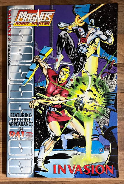 MAGNUS ROBOT FIGHTER INVASION [VALIANT] TPB COMIC 1994 LIKE NEW