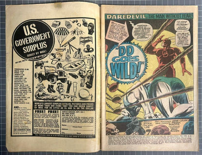 DAREDEVIL #23 [MARVEL COMICS] DIRECT 1966 GD+