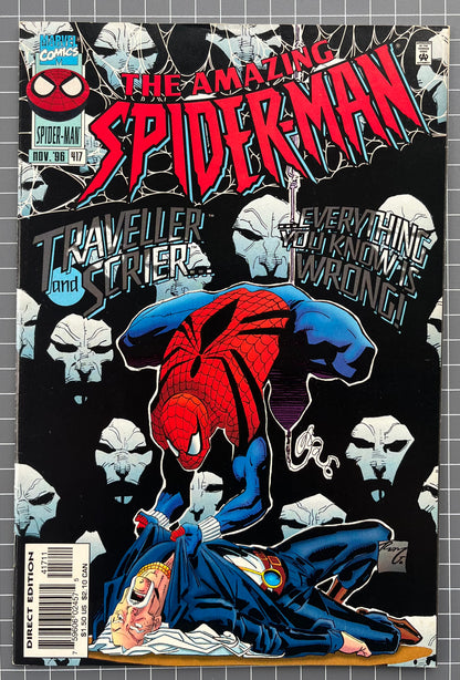 THE AMAZING SPIDER-MAN #417 [MARVEL COMICS] DIRECT 1996 VF