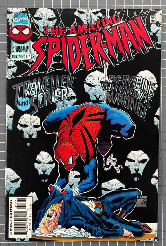 THE AMAZING SPIDER-MAN #417 [MARVEL COMICS] DIRECT 1996 VF