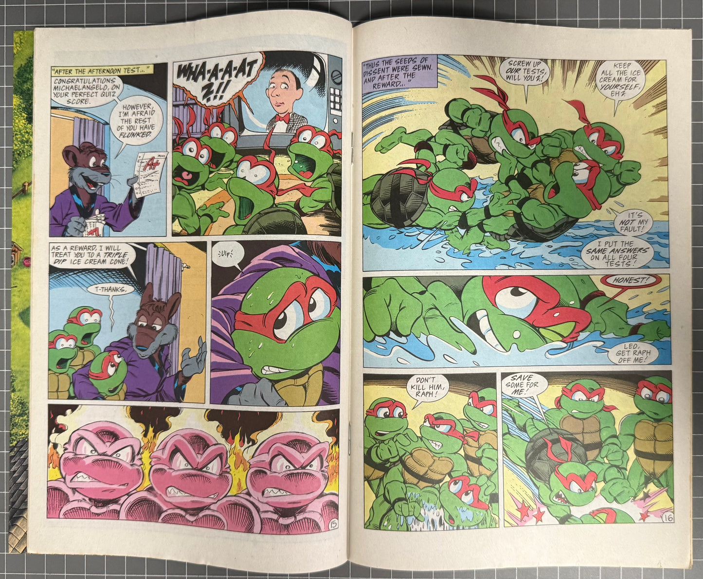 🔑 TEENAGE MUTANT NINJA TURTLES ADVENTURES #58 [ARCHIE] DIRECT COMIC 1994 FN/VF