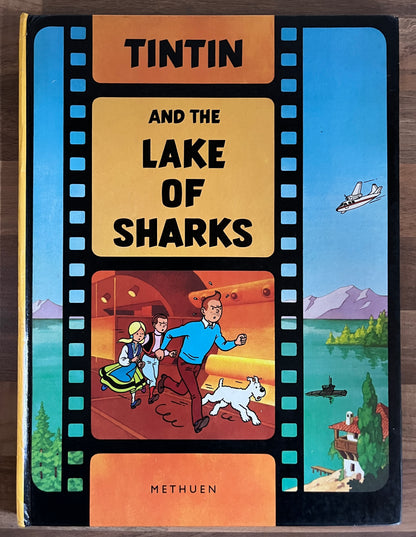 Tintin and the Lake of Sharks by Herge, Hardcover, 1974, Tintin Film Book