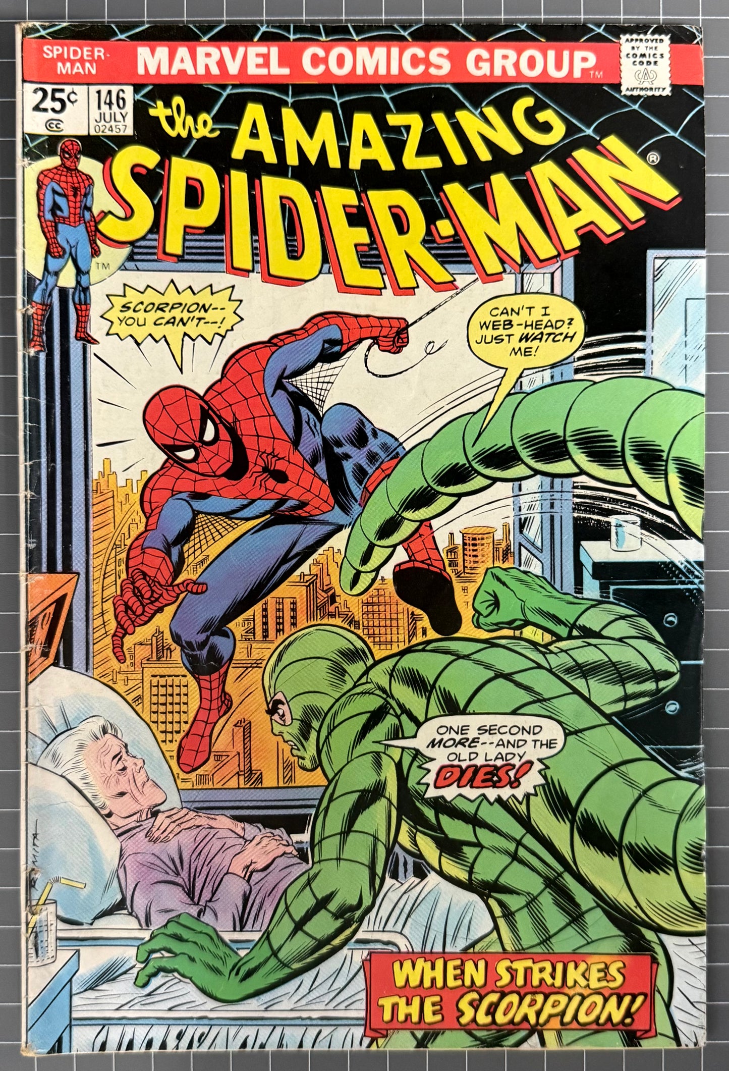 THE AMAZING SPIDER-MAN #146 [MARVEL COMICS] 1975 VG-