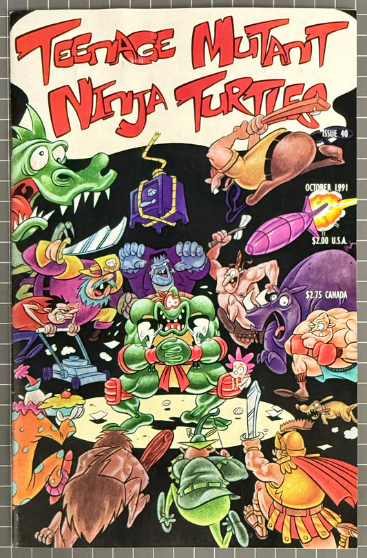 TEENAGE MUTANT NINJA TURTLES #40 (TMNT) [MIRAGE] COMIC 1991 VF