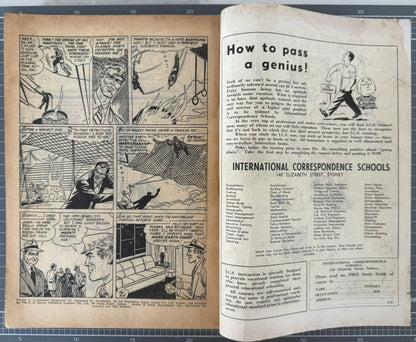 🔑 CENTURY THE 100 PAGE COMIC MONTHLY #12 [COLOUR COMICS] AUSTRALIAN DC 1957