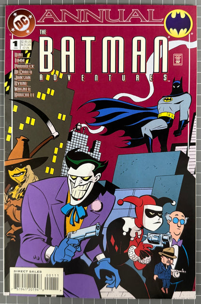 🔑 THE BATMAN ADVENTURES ANNUAL #1 [DC] COMIC *HARLEY QUINN & JOKER* 1994