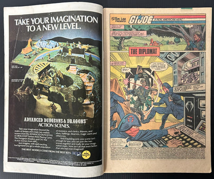 G.I. JOE A REAL AMERICAN HERO #9 [MARVEL COMICS] NEWSSTAND 1983 VG-