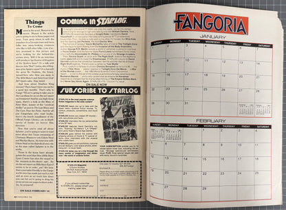 FANGORIA VOL. 1 #33 + POSTER [O'QUINN STUDIOS] HORROR MAGAZINE 1984