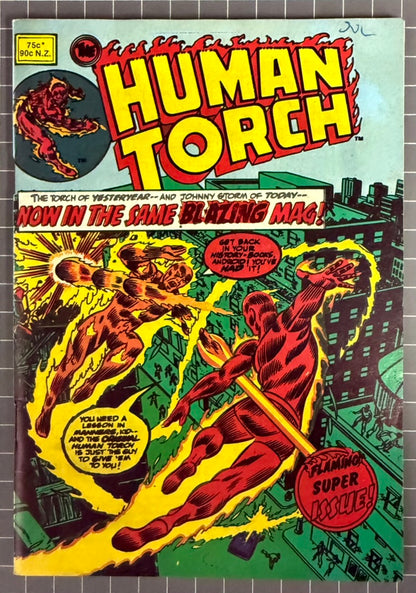 HUMAN TORCH [YAFFA] AUSTRALIAN MARVEL DIGEST COMIC 1980