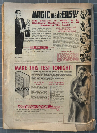 🔑 HUNDRED COMIC MONTHLY #22 [COLOUR COMICS] AUSTRALIAN DC 1958