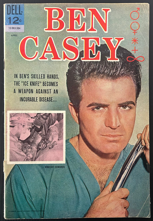 BEN CASEY #5 [DELL COMICS] DIRECT 1963 VG/FN