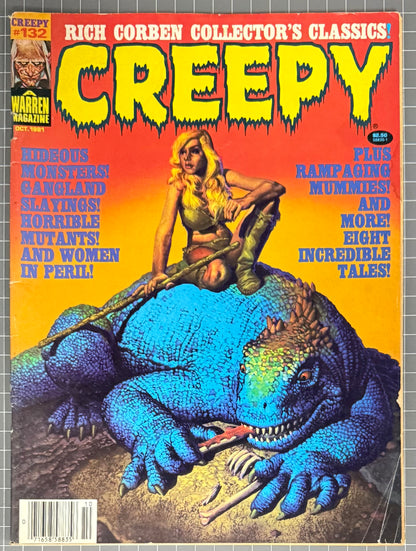 CREEPY #132 [WARREN] HORROR COMIC MAGAZINE 1981 VG
