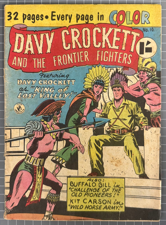 DAVY CROCKETT AND THE FRONTIER FIGHTERS #10 [COLOUR COMICS] AUSTRALIAN 1956