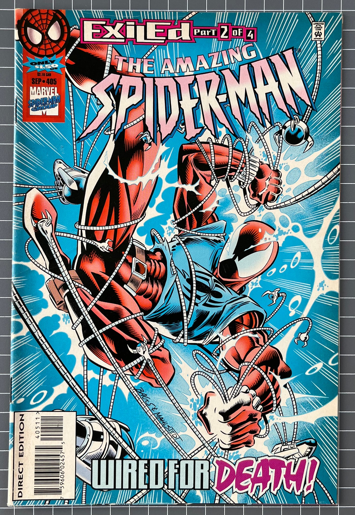THE AMAZING SPIDER-MAN #405 [MARVEL COMICS] DIRECT 1995 FN/VF