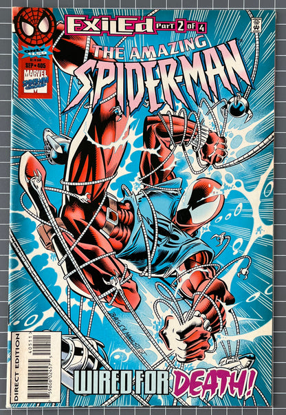 THE AMAZING SPIDER-MAN #405 [MARVEL COMICS] DIRECT 1995 FN/VF