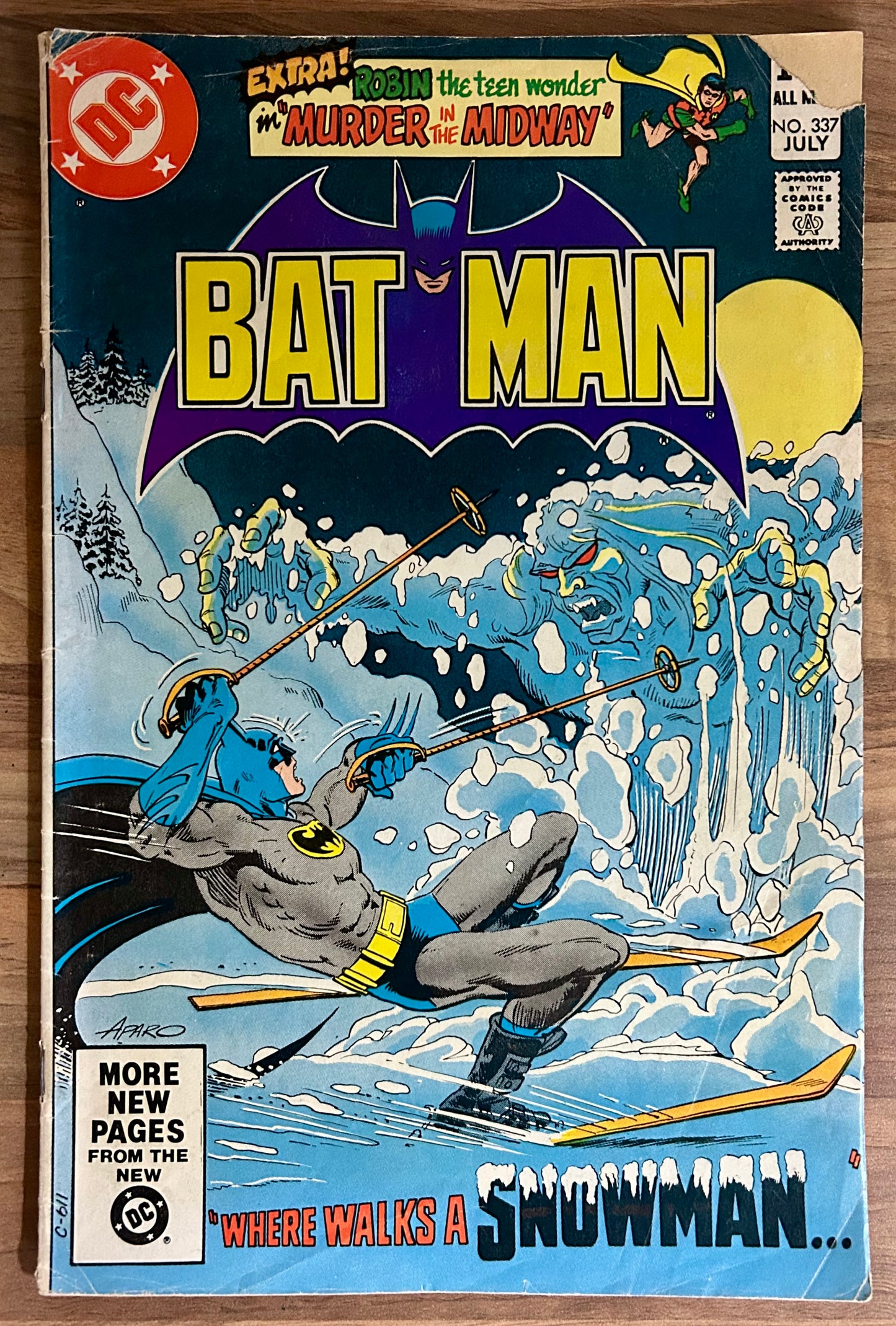 BATMAN #337 [DC COMICS] NEWSSTAND 1981 VG-