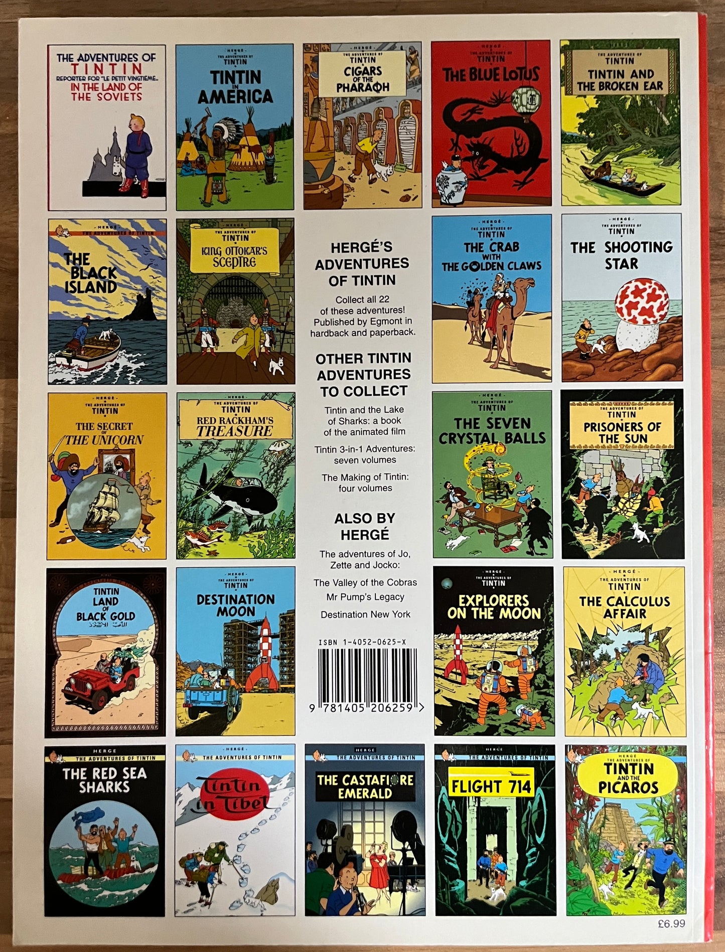 ADVENTURES OF TINTIN: PRISONERS OF THE SUN - HERGE, EGMONT PUBS