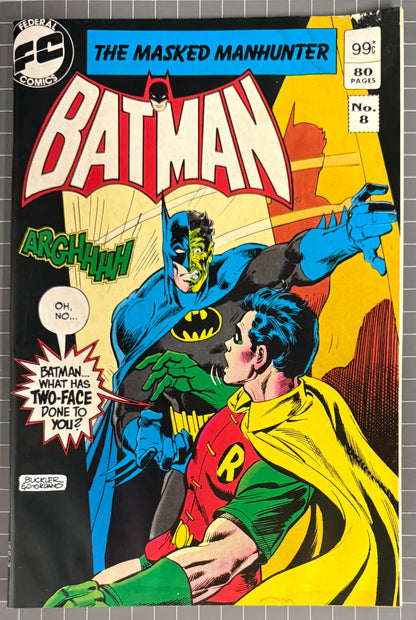 BATMAN #8 [FEDERAL COMICS] AUSTRALIAN DC COMIC 1984