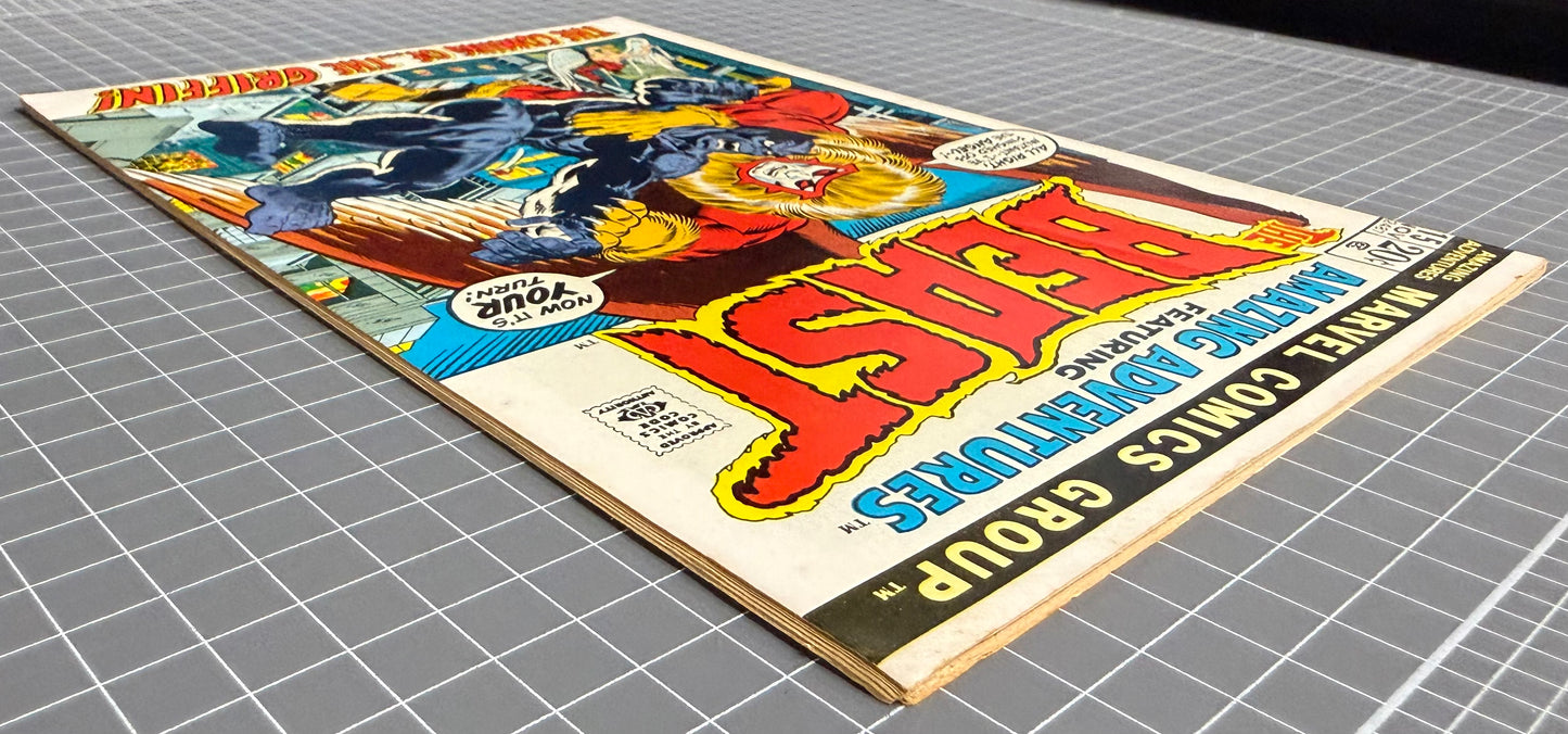 🔑 AMAZING ADVENTURES #15 [MARVEL COMICS] BEAST *1ST APP. GRIFFIN* 1972 FN+