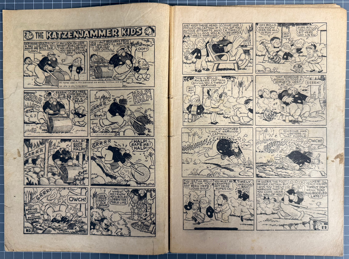 THE KATZENJAMMER KIDS #42 (ATLAS PUBLICATIONS) AUSTRALIAN PRE-DECIMAL COMIC 1955