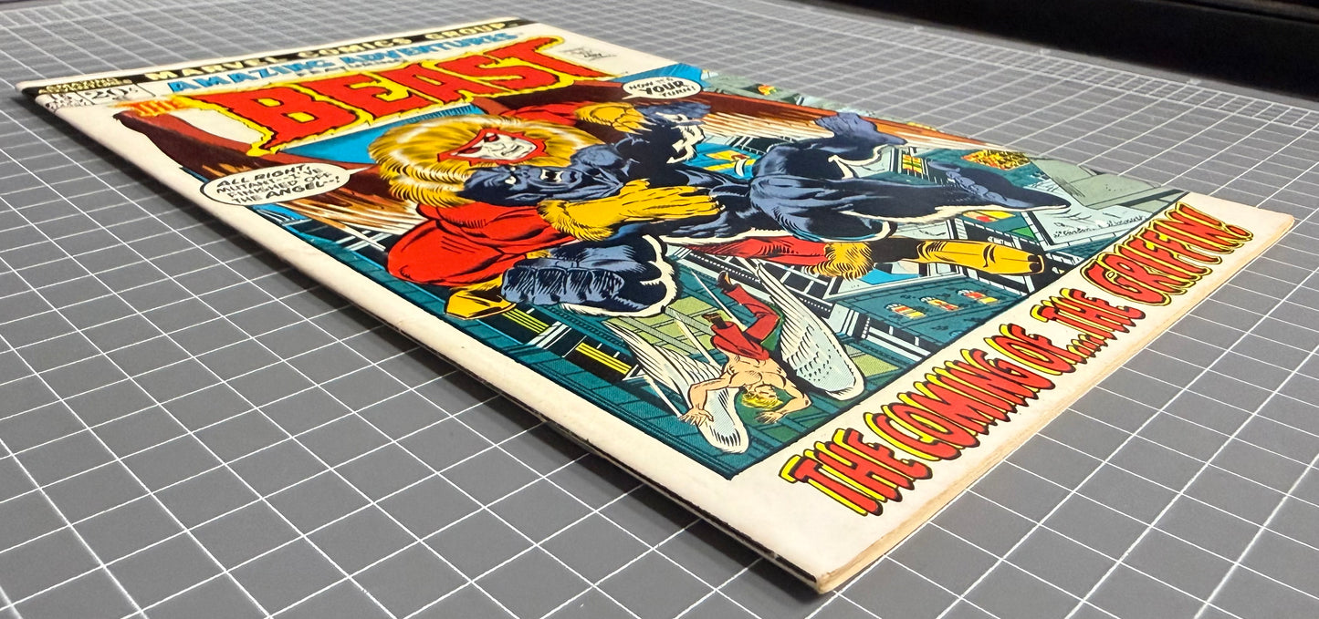 🔑 AMAZING ADVENTURES #15 [MARVEL COMICS] BEAST *1ST APP. GRIFFIN* 1972 FN+