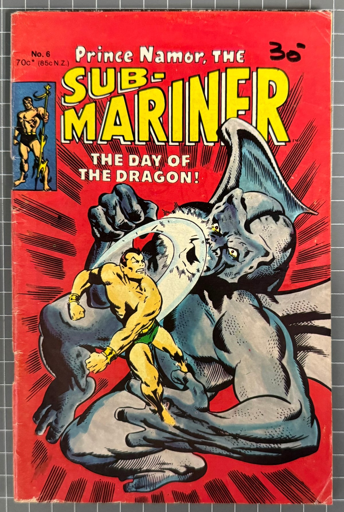 PRINCE NAMOR, THE SUB-MARINER #6 [YAFFA PUBLISHING] AUSTRALIAN COMIC 1981
