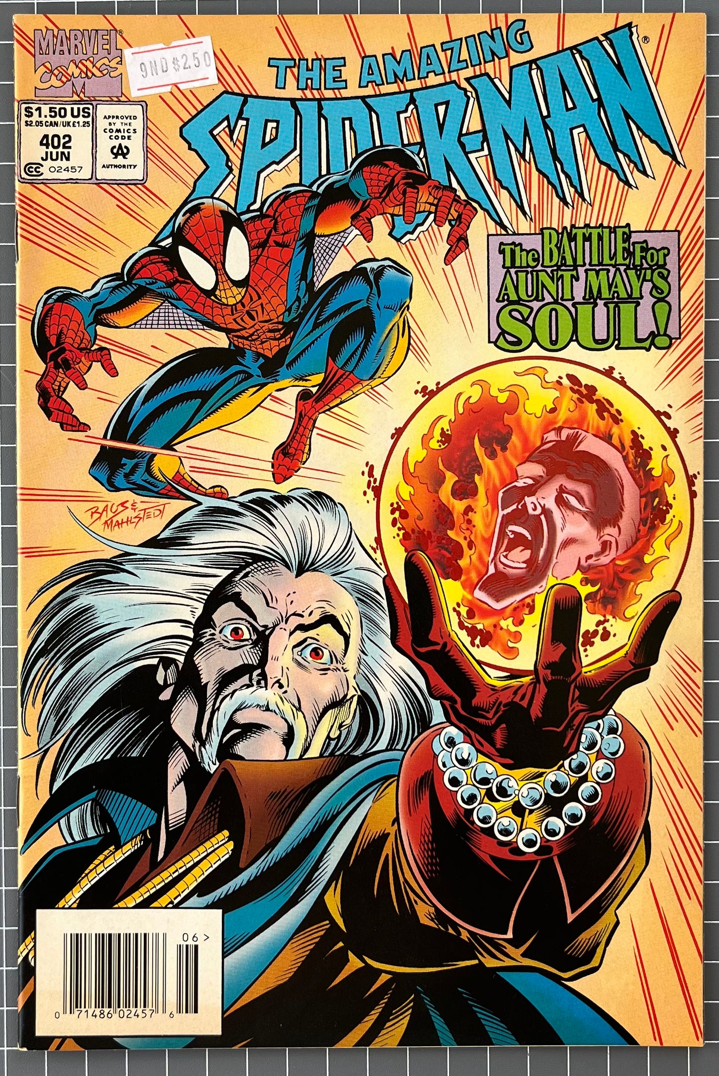 THE AMAZING SPIDER-MAN #402 [MARVEL COMICS] NEWSSTAND 1995 FN/VF