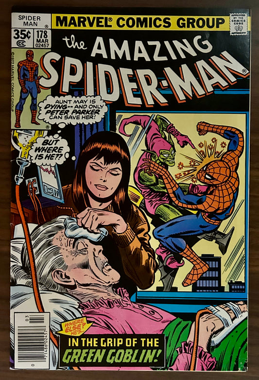 THE AMAZING SPIDER-MAN #178 [MARVEL COMICS] NEWSSTAND 1978 VF-