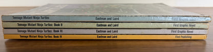 TEENAGE MUTANT NINJA TURTLES #1, 2, 3, 4 SET FIRST GRAPHIC NOVEL EASTMAN LAIRD 1988/89
