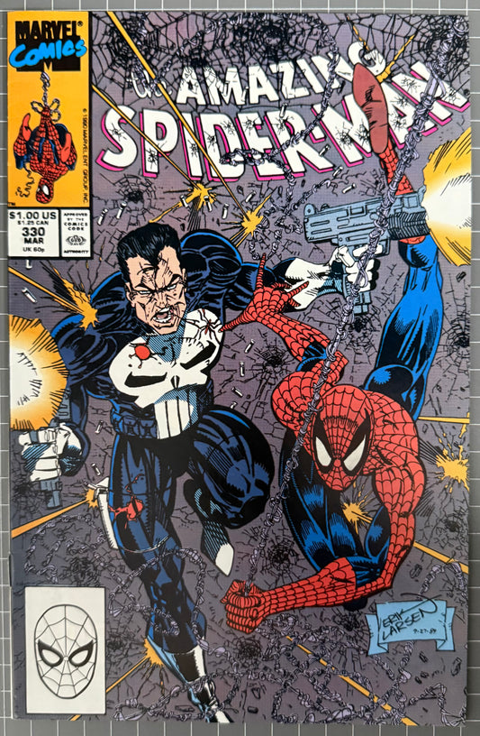THE AMAZING SPIDER-MAN #330 (MARVEL) COMIC 1990 *DRUGS* VF/NM