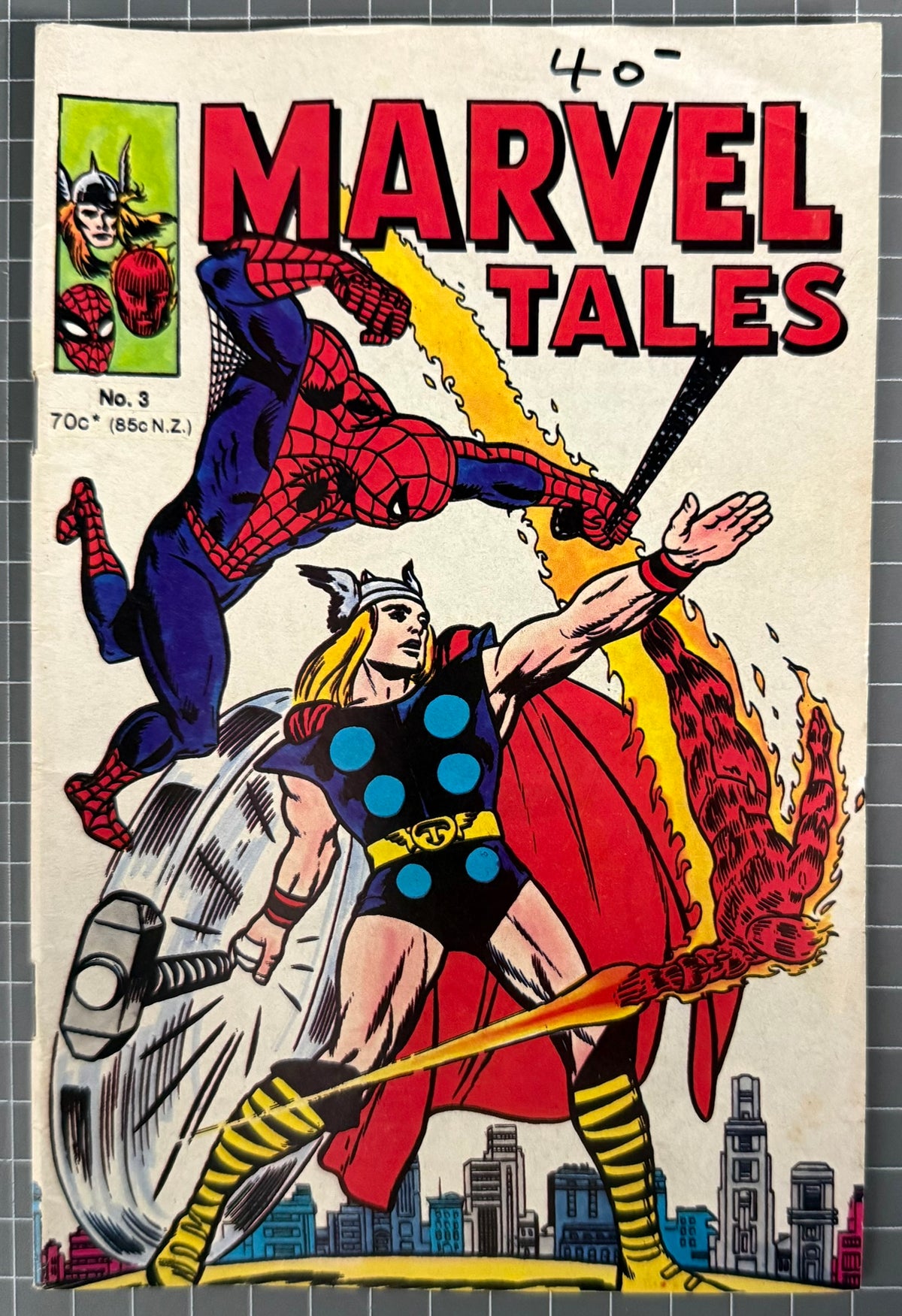 🔑 MARVEL TALES #3 [YAFFA PUBLISHING] AUSTRALIAN *1ST APP. LIZARD* COMIC 1982