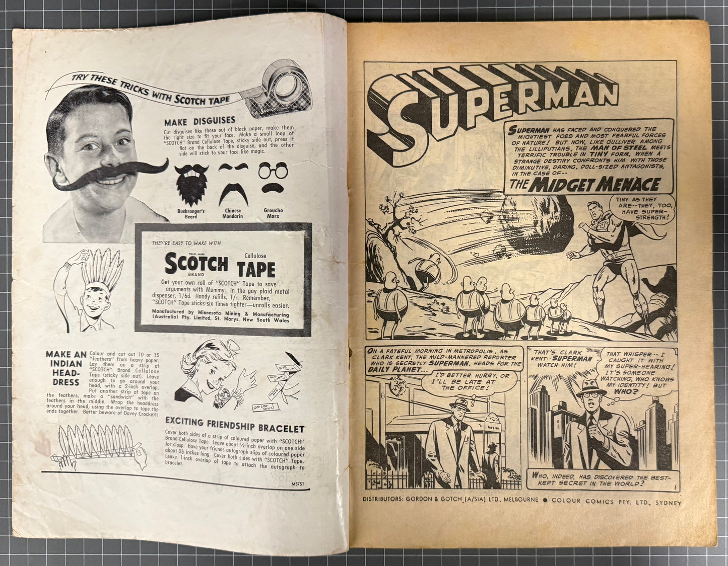 CENTURY THE 100 PAGE COMIC MONTHLY #2 [COLOUR COMICS] AUSTRALIAN DC 1956