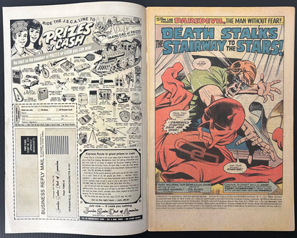 DAREDEVIL #128 [MARVEL COMICS] DIRECT 1976 VF+
