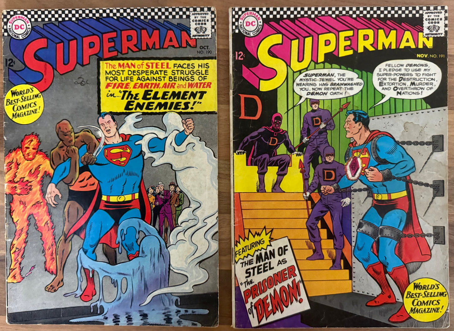 SUPERMAN #179-#255 [DC] NON SEQUENTIAL LOT 20 COMICS SILVER/BRONZE AGE BUNDLE