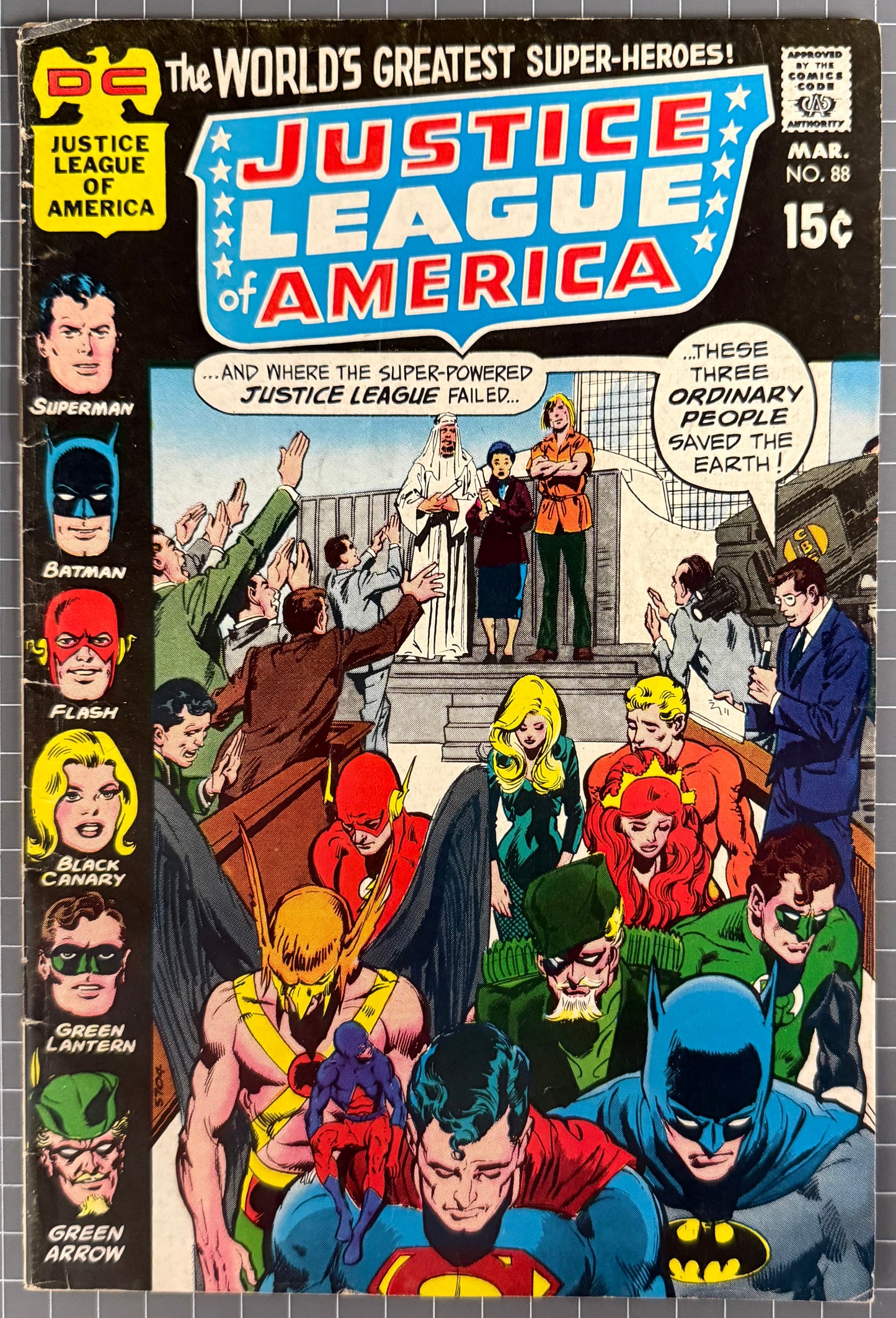 JUSTICE LEAGUE OF AMERICA #88 [DC COMICS] DIRECT 1971 VG+