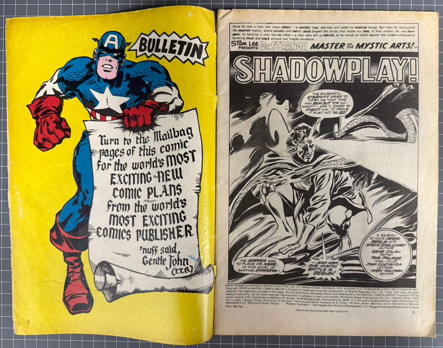 DOCTOR STRANGE #9 [NEWTON COMICS] AUSTRALIAN 1975