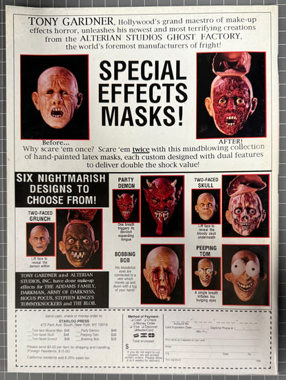 FANGORIA VOL. 1 #125 [STARLOG / O'QUINN] HORROR MAGAZINE 1993